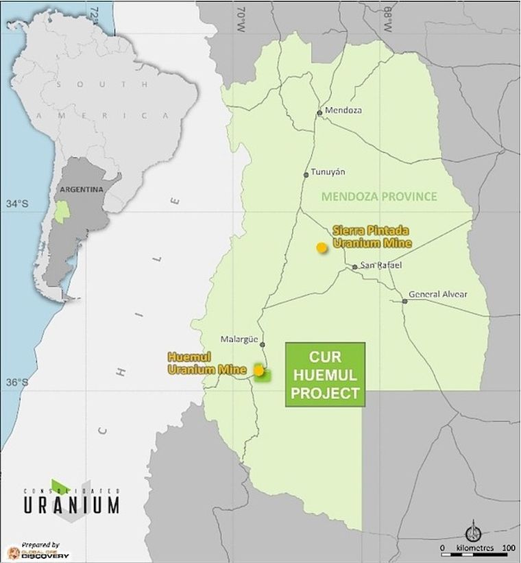 La empresa Jaguar Uranium planea la explotación de uranio y cobre en Malargüe en la histórica Huemul.