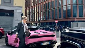 Wanda Nara llegó en un Lamborghini rosa a la audiencia con Mauro Icardi. Wanda Nara llegó en un Lamborghini rosa a la audiencia con Mauro Icardi.