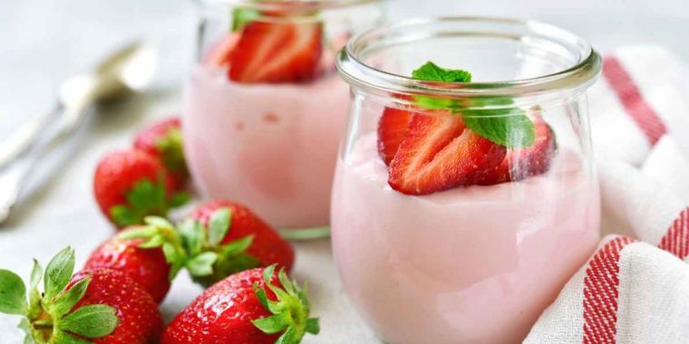 Mousse de fresas Foto: cookpad