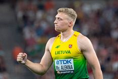 Mykolas Alekna, con 21 años, es una de las grandes figuras del lanzamiento de disco Foto: @alekna.m