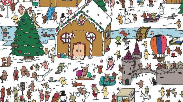 ACERTIJO VISUAL ACERTIJO VISUAL, RETO VISUAL, OSO PANDA Foto: ACERTIJO VISUAL