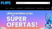 Portal web del markerplace Flips