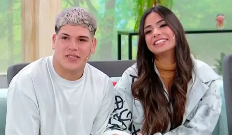 Daniela Celis y Thiago Medina en una entrevista en Telefe. Foto: Archivo Daniela Celis y Thiago Medina en una entrevista en Telefe. Foto: Archivo