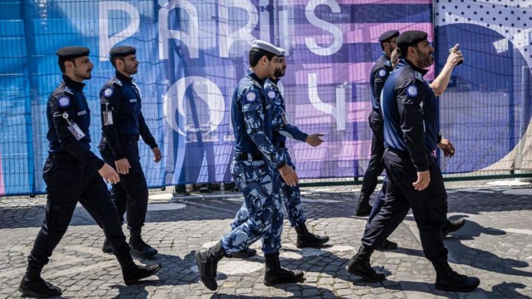 Operativo de seguridad de los Juegos Olímpicos de París 2024 Foto: EFE