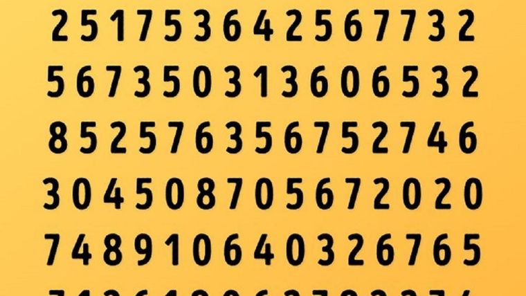 ACERTIJO VISUAL ACERTIJO VISUAL, RETO VISUAL, NÚMERO Foto: ARCHIVO