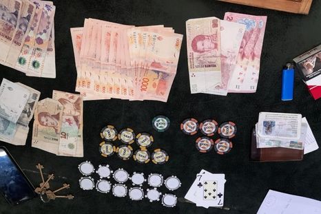 Parte de los elementos secuestrados por la División de Delitos Económicos Foto: Prensa Seguridad