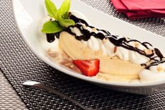 rico y sencillo: original postre de banana split ¡en tan solo 2 pasos!