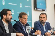 Víctor Fayad, ministro de Hacienda, y Rodolfo Suarez, gobernador de Mendoza Foto: Archivo