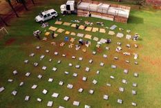 viajaban con tres toneladas de marihuana y chocaron contra gendarmeria