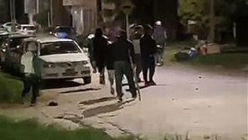 Dos hombres fueron heridos a balazos en un enfrentamiento entre barras de Sarmiento de Junín Foto: Captura de video