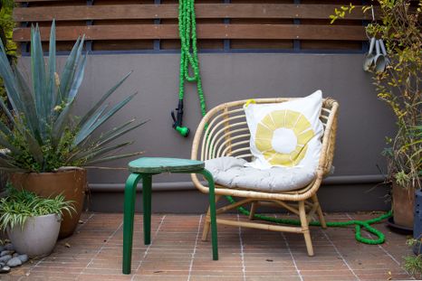 El truco para dar una segunda al patio interno. El truco para dar una segunda al patio interno.