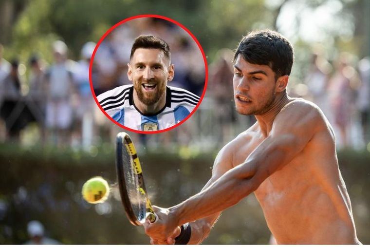 En su estadía en Argentina, Alcaraz eligió al Lionel Messi del tenis.