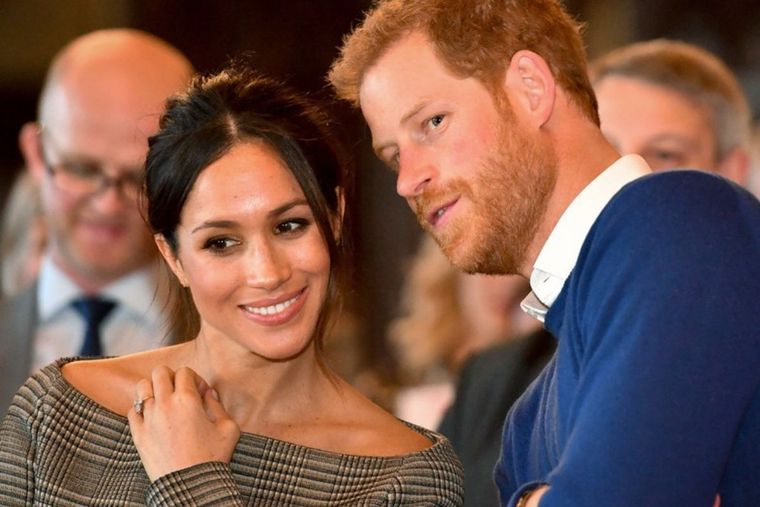 Meghan y Harry. Foto: Vanity Fair