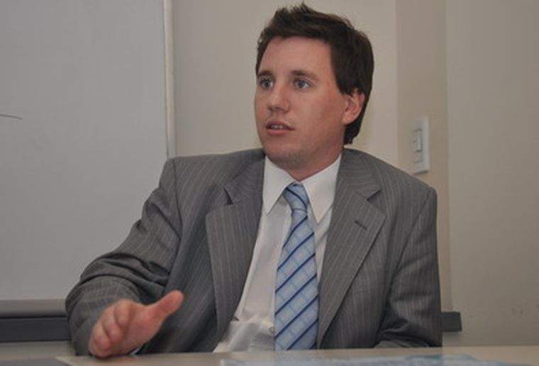 Martelli pasó por MDZ para defender la Ley de Medios. Foto: Gerardo Gómez/MDZ