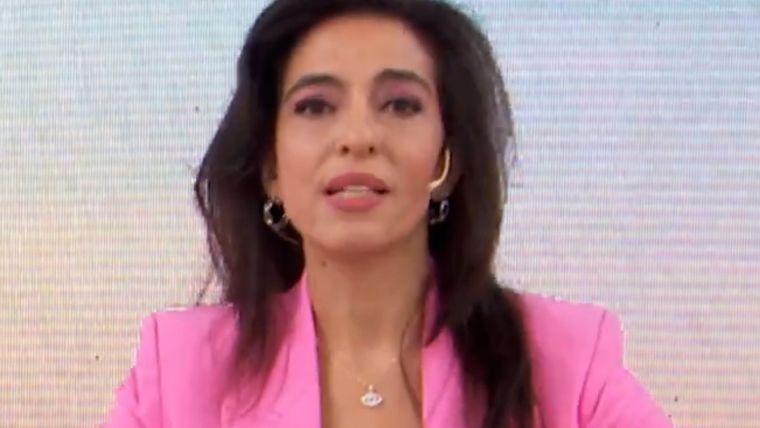 Roxy Vázquez habló del rumor de tensión con una colega de TN. Foto: Captura de video TN