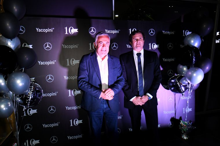 El gobernador Cornejo y Hernán Yacopini. El gobernador Cornejo y Hernán Yacopini.