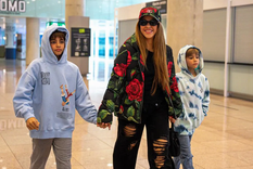 Cómo se vistieron Shakira y sus hijos al llegar a vivir a Miami