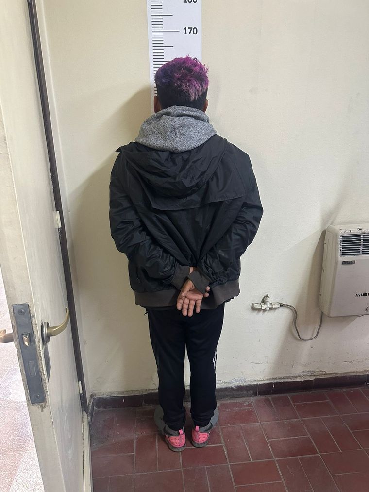 Fue detenido por robar un zapatería céntrica Foto: Ministerio de Seguridad