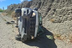 El accidente se registró en el ingreso a Uspallata