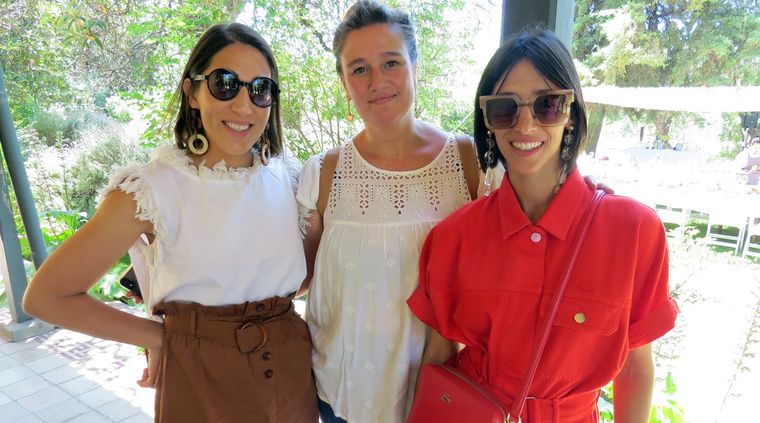Flor Pereyra, Juli Aguerregaray y Emi Pereyra. ¡Regias! Foto: Gentileza