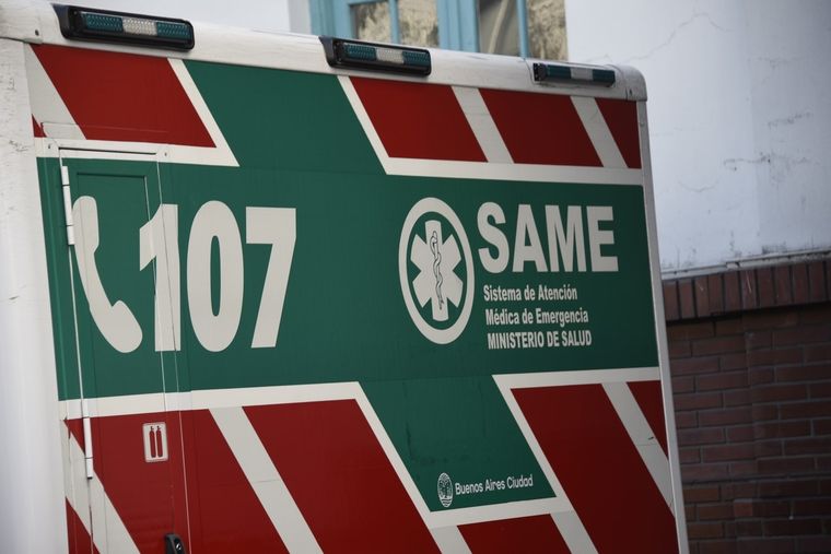 Trabajó el SAME tras el accidente (imagen ilustrativa). Foto: Juan Mateo Aberastain Zubimendi