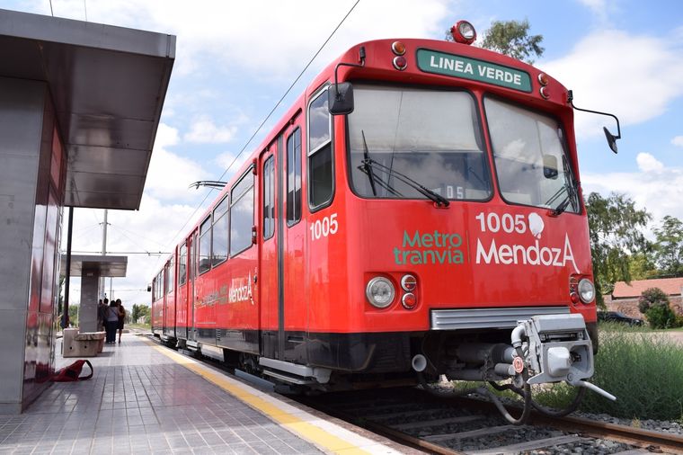 Las obras proyectadas buscan ampliar el trazado del metrotranvía hacia Luján de Cuyo Foto: Gobierno
