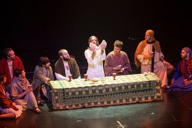 MDZol | La recreación de la Última Cena Foto: Mariano Pichot