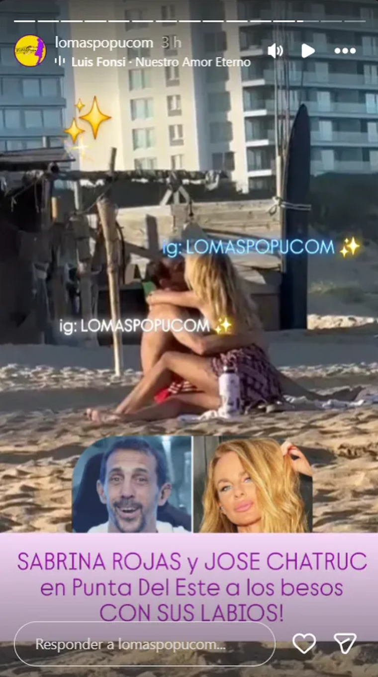 La reciente pareja no se oculta. La reciente pareja no se oculta.