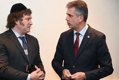 El presidente Javier Milei junto al ministro de Relaciones de Exteriores de Israel, Eli Cohen. El presidente Javier Milei junto al ministro de Relaciones de Exteriores de Israel, Eli Cohen.