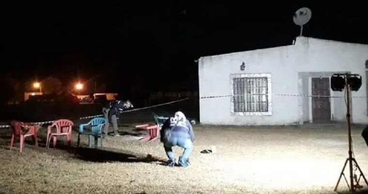 La casa donde el joven de 17 años mató a su hermano de 20