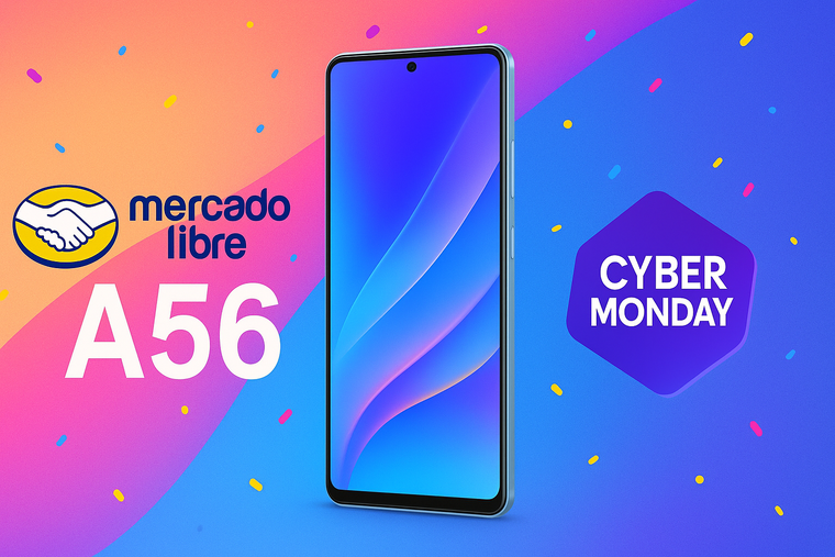 El Galaxy A56 5G, uno de los modelos más equilibrados de la gama media-alta, se ofrece con un 31% de descuento en Mercado Libre. El Galaxy A56 5G, uno de los modelos más equilibrados de la gama media-alta, se ofrece con un 31% de descuento en Mercado Libre.