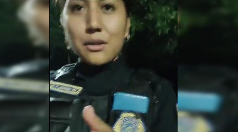 Captura de pantalla del polémico video difundido. Captura de pantalla del polémico video difundido. Foto: Captura de video.