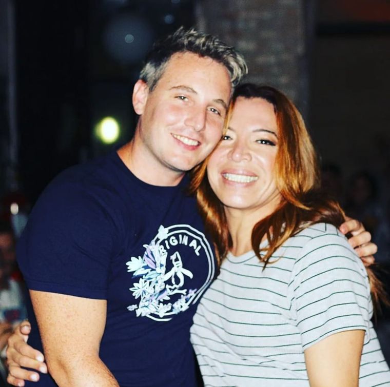 Lizy Tagliani junto a su marido Sebastian Nebot. Foto: Instagram Lizytagliani.