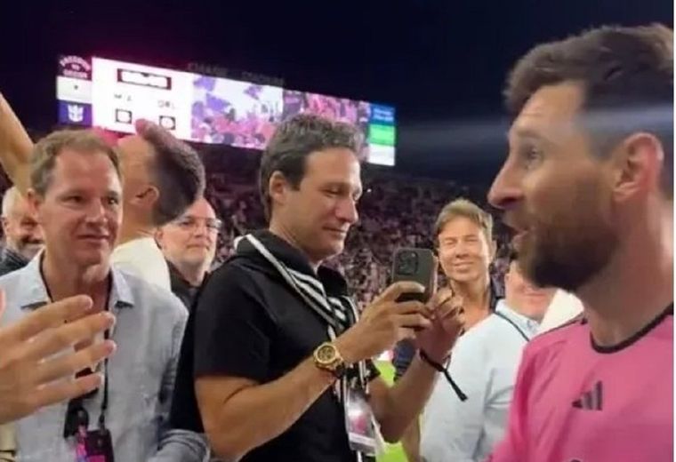 El mandamás del elenco de Núñez estuvo en el DRV PNK Stadium.