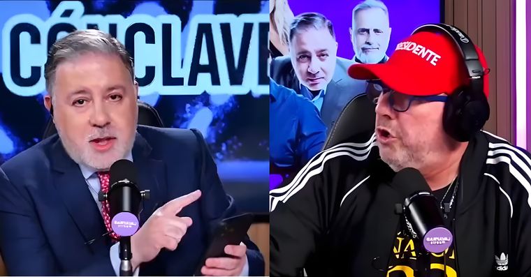 Fabián Doman se fue de un stream tras una discusión con Andrés Ducatenzeiler. Foto: Captura