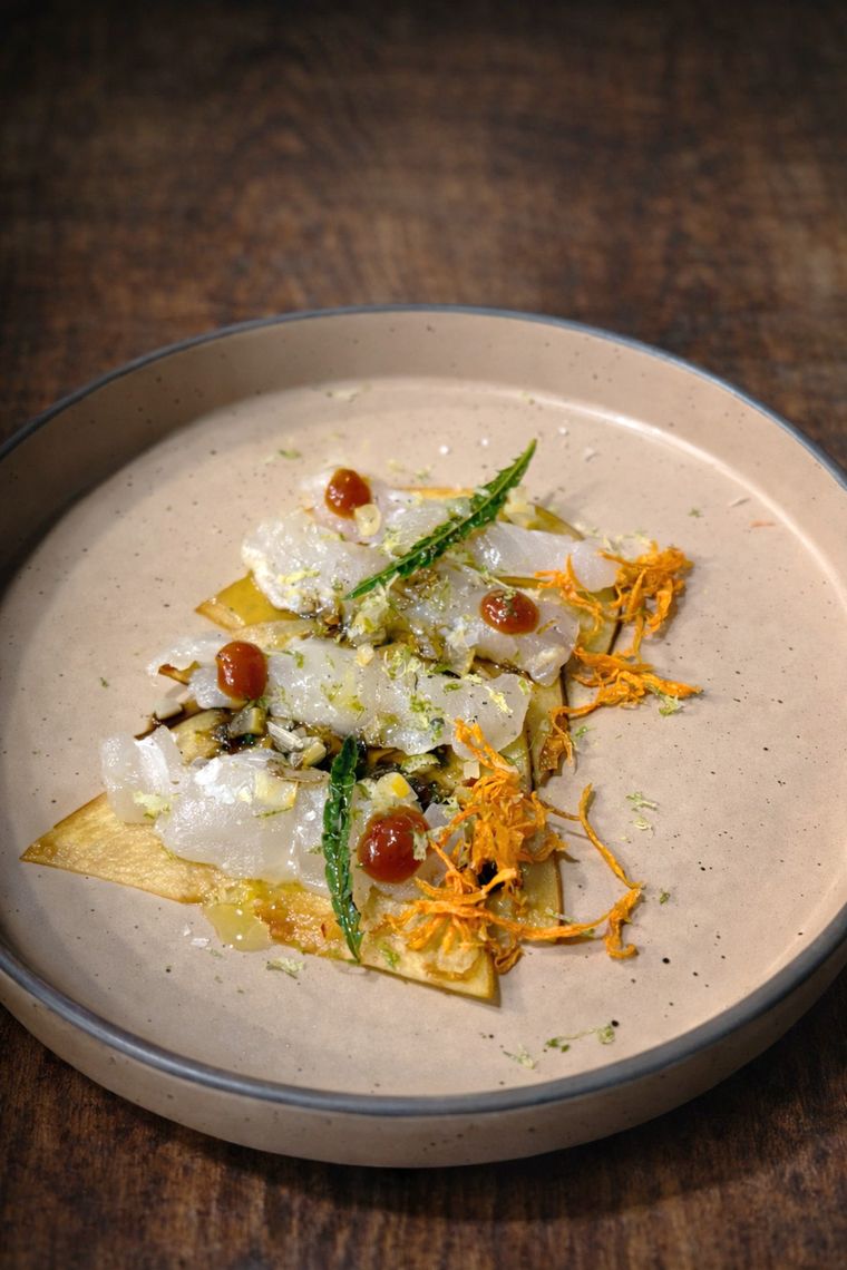 Una de las entradas de la cena de San Valentín. Una de las entradas de la cena de San Valentín.