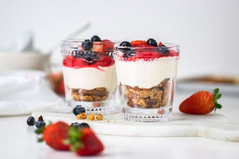 Aprendé a hacer el cheesecake más fácil y rico. Foto: Healthy Happiness