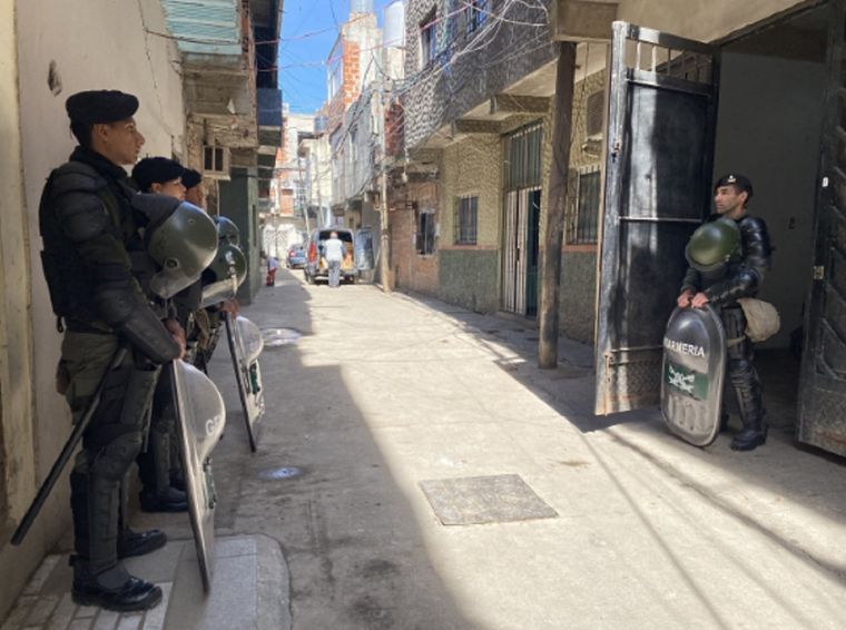 Gendarmería Nacional logró desbaratar una organización narcocriminal que operaba en el norte del país Foto: Gendarmería Nacional Argentina