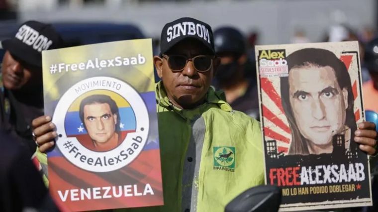 Desde su detención de Cabo Verde, las autoridades venezolanas orquestaron una campaña para lograr la iberación de Alex Saab. Foto: Getty Images