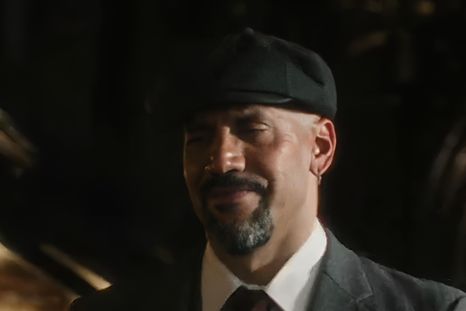 Juan Sebastián Verón promocionó la película de Peaky Blinders. Juan Sebastián Verón promocionó la película de Peaky Blinders.