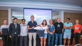 Autoridades municipales y organizadores presentaron oficialmente el Gran Fondo de Mendoza en el Park Hyatt Hotel. Autoridades municipales y organizadores presentaron oficialmente el Gran Fondo de Mendoza en el Park Hyatt Hotel.