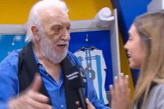 El Coco cruzó a la periodista en la previa del partido. El Coco cruzó a la periodista en la previa del partido.