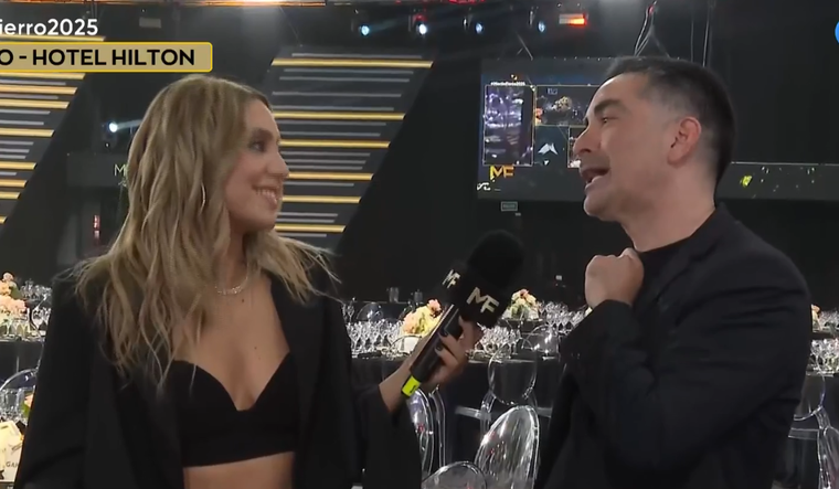 El sommelier Sebastián Suárez le contó a la periodista Sofi Martín que los vinos elegidos para la gala eran del Valle de Uco.