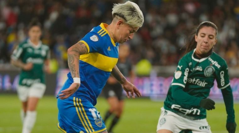 Boca perdió 4-1 frente a Palmeiras en la final de la Libertadores 2022 (foto: @BocaJrsOficial).