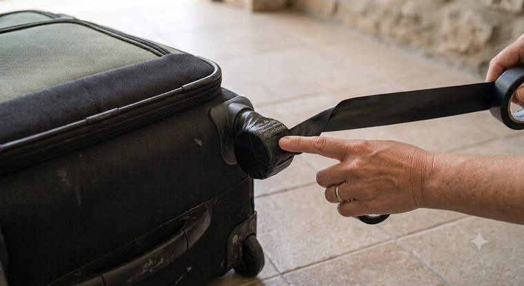 El truco para proteger la valija en viajes.