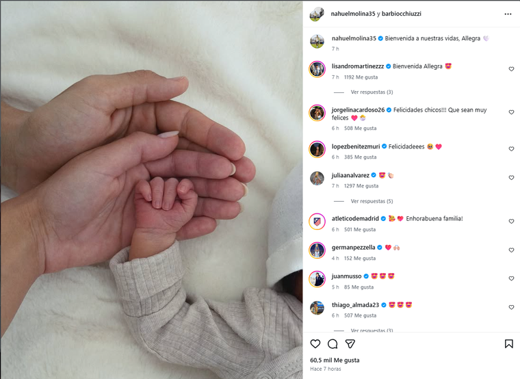 Las diferentes dedicatorias. Créditos: Instagram Las diferentes dedicatorias. Créditos: Instagram