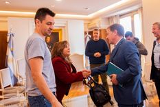 El encuentro de este jueves Foto: Twitter Rodolfo Suarez