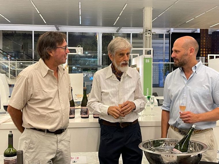 Gastón Blondel, Georg Miciu Nicolaevici y Martin Naveira