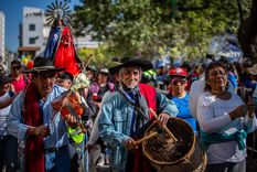 De la peregrinación participan decenas de miles de fieles que llegan a la ciudad de Salta para repetir la tradición que nació en tiempos de la Conquista Foto: Télam