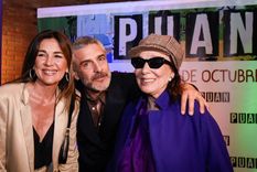 Andrea Frigerio, Leonardo Sbaraglia y Graciela Borges juntos en el estreno de PUAN. Foto: Gentileza Prensa Soledad Galletti. PH: Mariana Nedelcu
